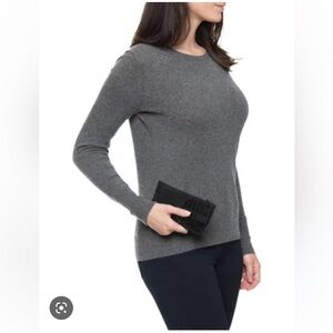 NWT attention Size S Grey with silver sweater lightweight